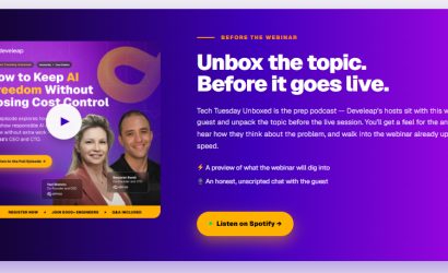 Develeap_Podcast_Announcement