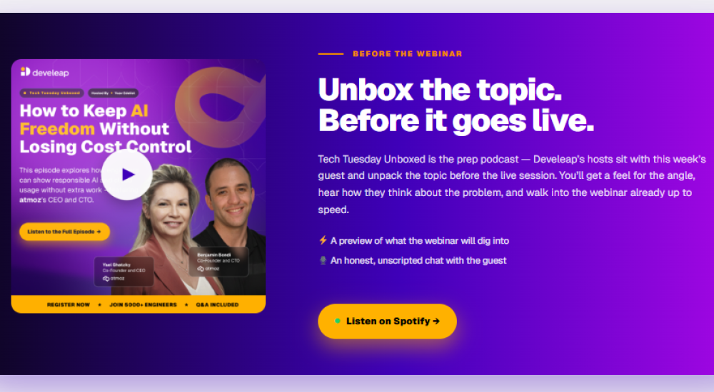 Develeap_Podcast_Announcement